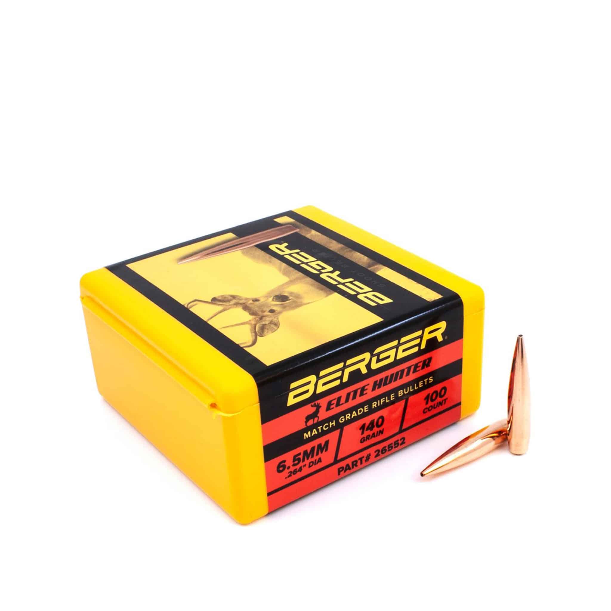 BERGER 6.5MM 140 GR ELITE HUNTER