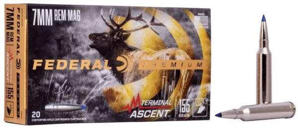 FEDERAL 7MM REM MAG 155GR TERMINAL ASCENT