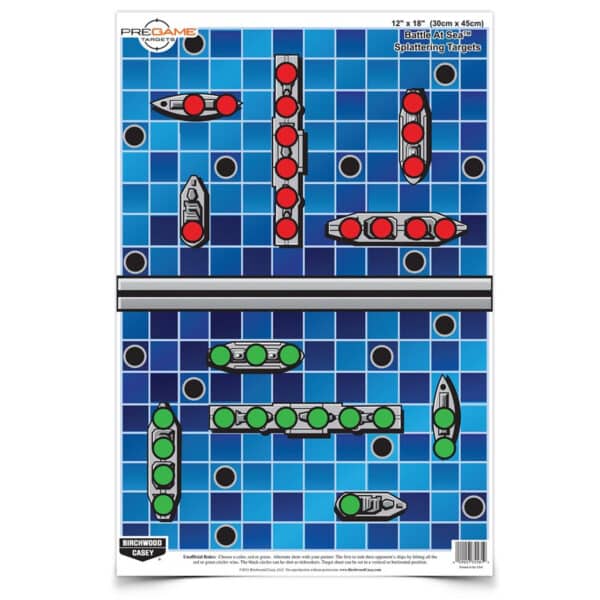 PREGAME 12 x 18 Inch Battle at Sea, 8 Targets