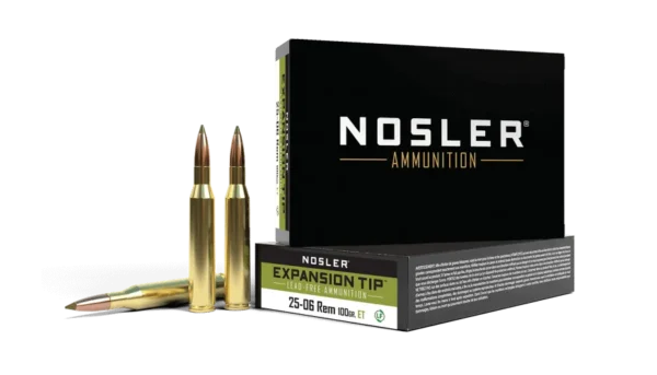 NOSLER TG AMMO 25-06 REM 100 ET 20CT