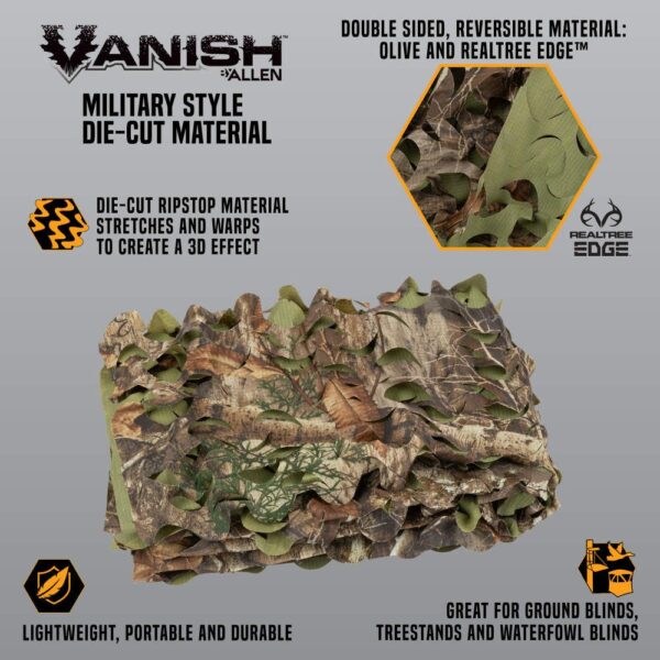 ALLEN COMPANY DIE-CUT CAMO - 9.8FT X 58IN - REALTREE EDGE & OLIVE - Image 2