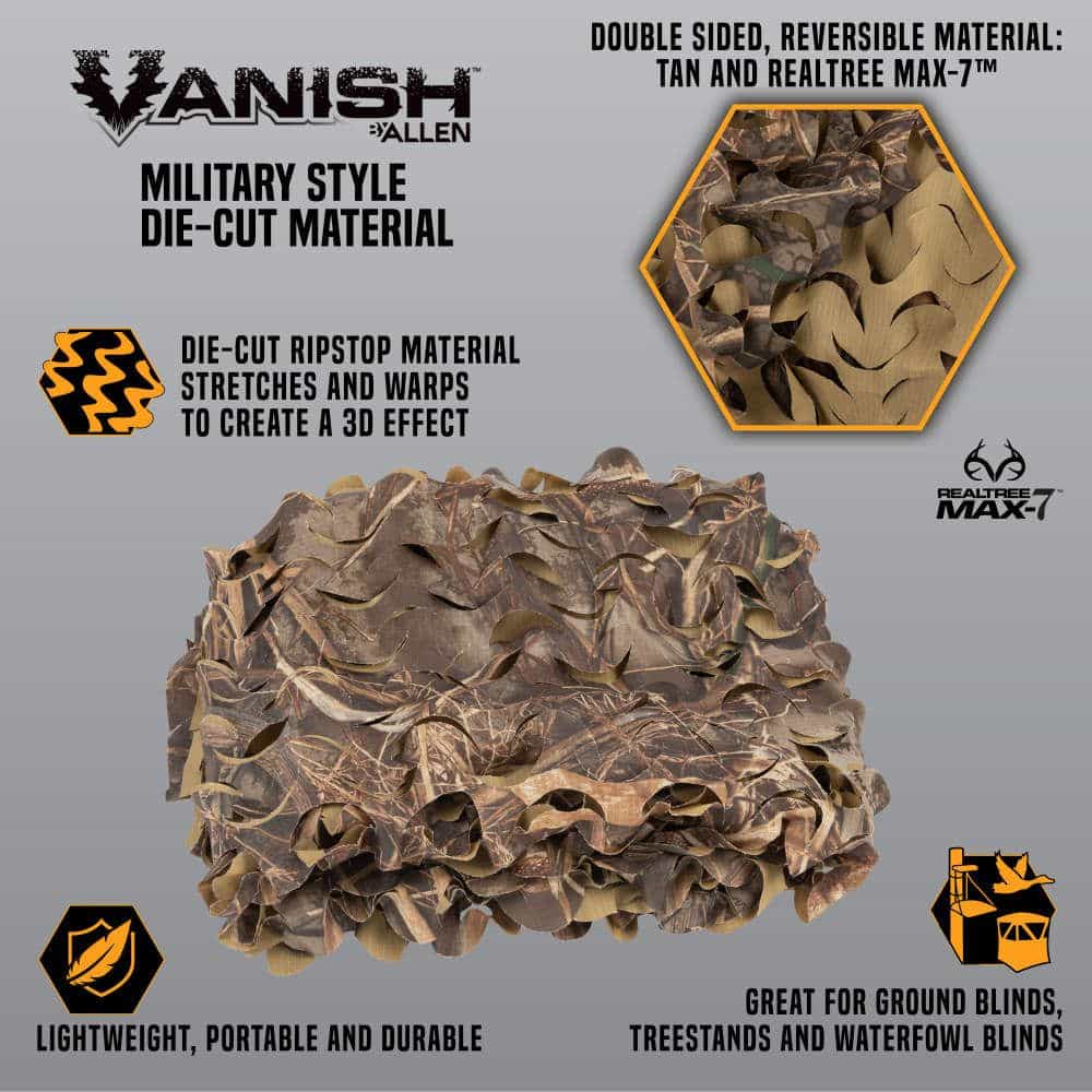 ALLEN COMPANY DIE-CUT CAMO - 9.8FT X 58IN - REALTREE MAX7 & TAN - Image 2