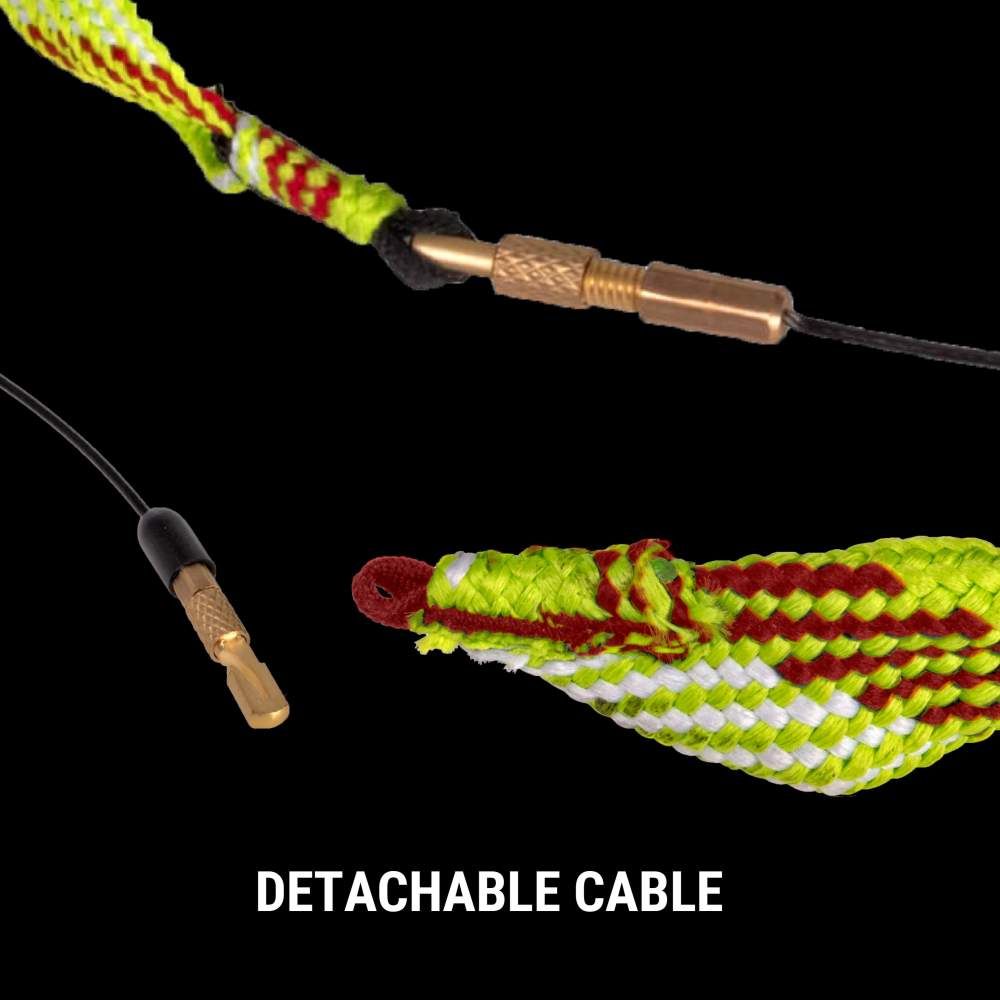 Image shows a colorful braided accessory with a detachable cable connector, highlighting its flexibility and design features.