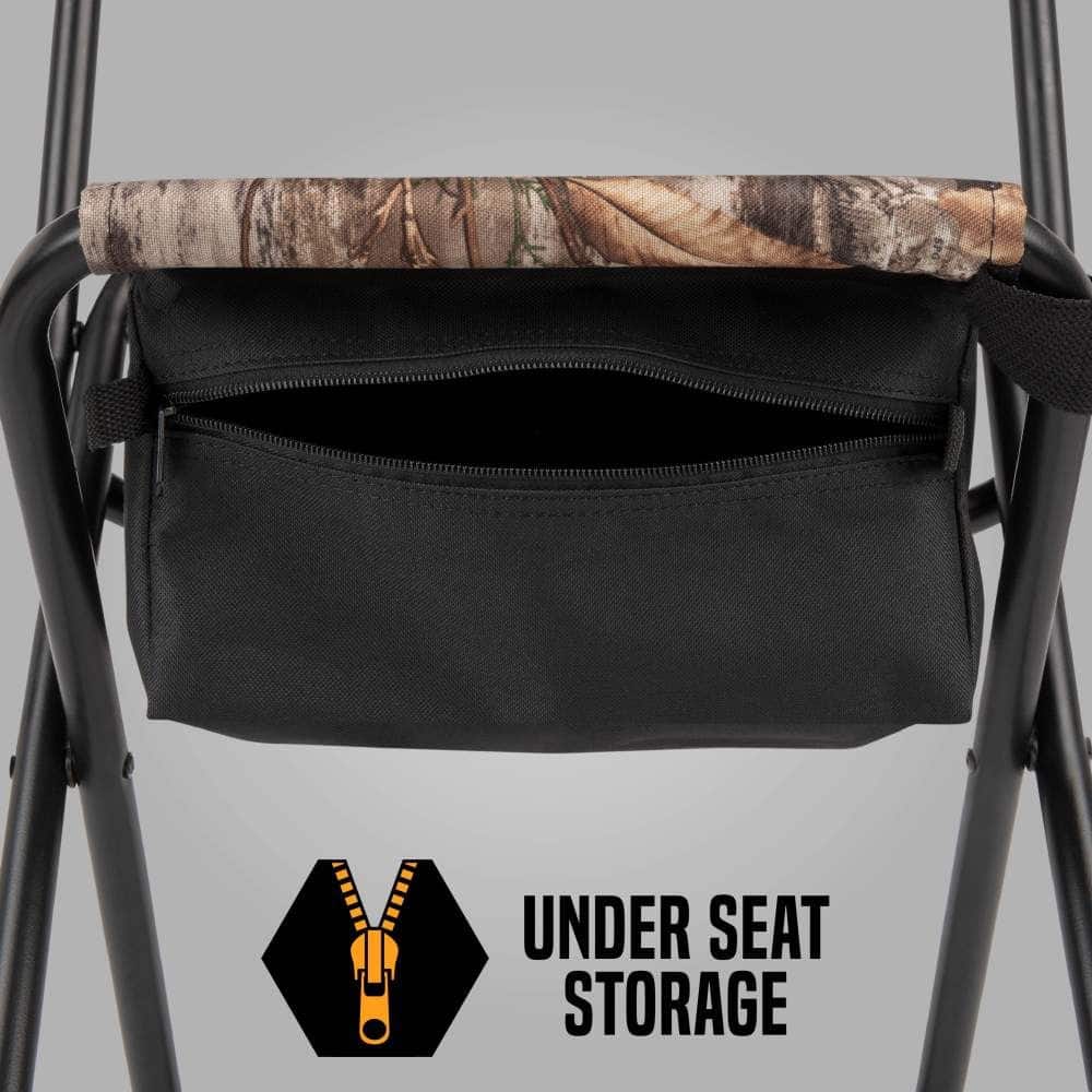 VANISH FOLDABLE SEAT WITH BACKREST - REALTREE EDGE - Image 5