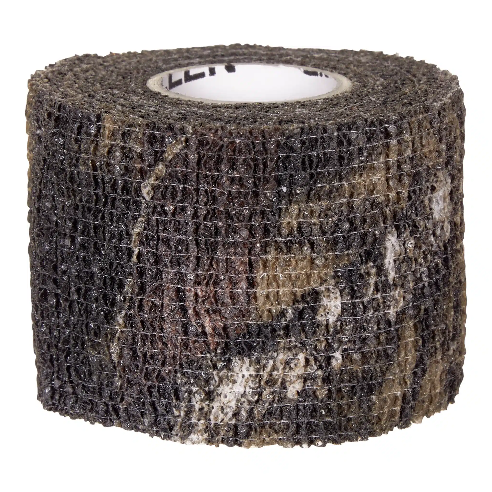 VANISH PROTECTIVE CAMO WRAP - 15FT ROLL - MOSSY OAK BREAK-UP COUNTRY - A roll of self-adhesive camouflage tape with a textured, multi-tone design, ideal for securing equipment or blending in with nature.