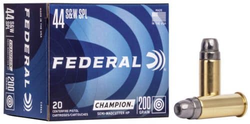 44 S&W Special 200gr Federal semi wad cutter
