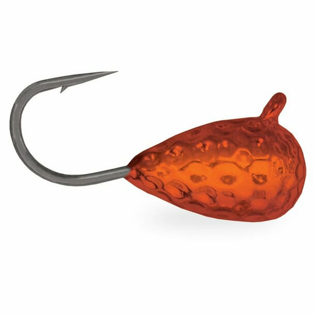Acme Tackle Hammered Tungsten Ice Jigs 2/pack Size 4 - Tung Hammered Copper