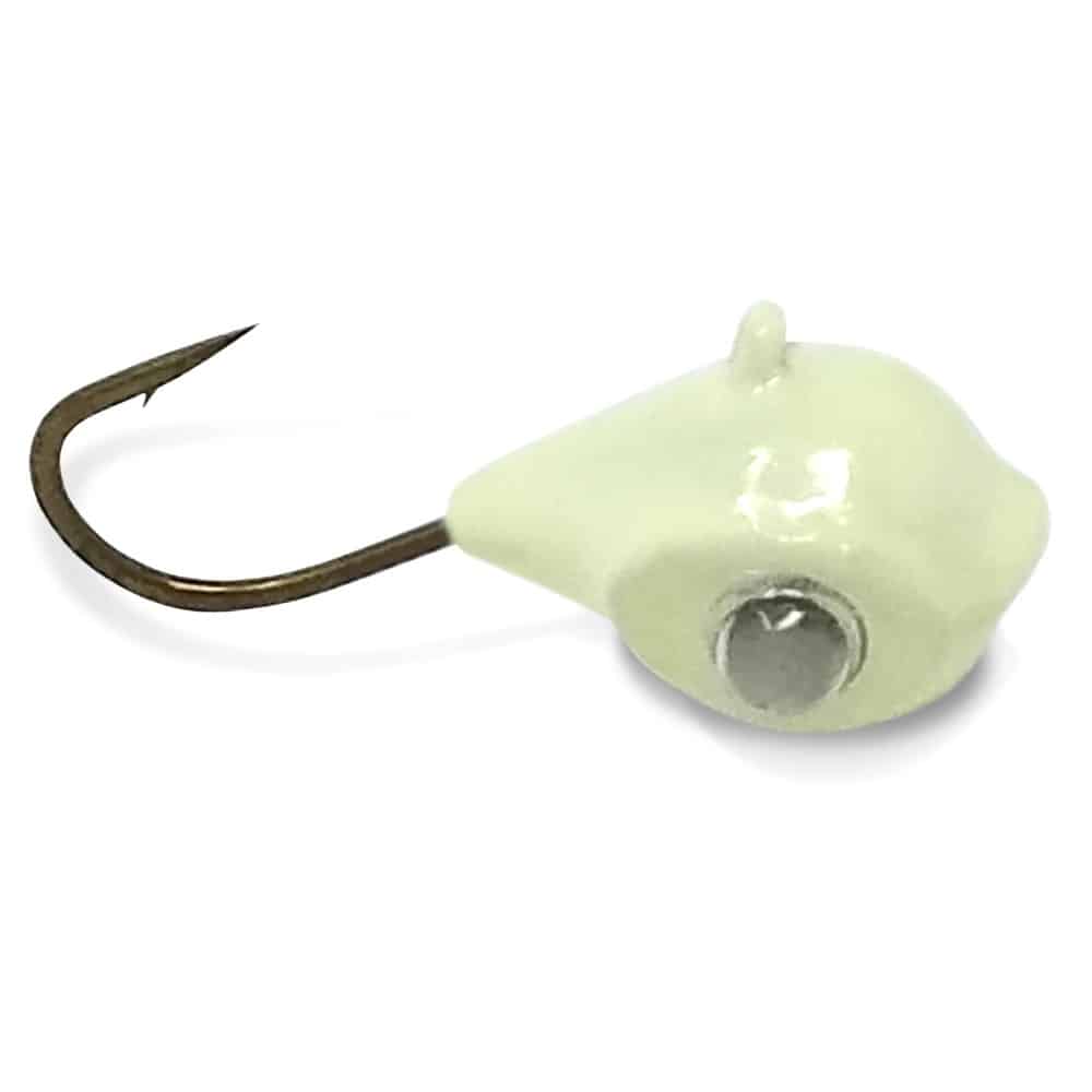 Acme Tackle Rattlin' Google Eye Tungsten Jig #5 - Glow