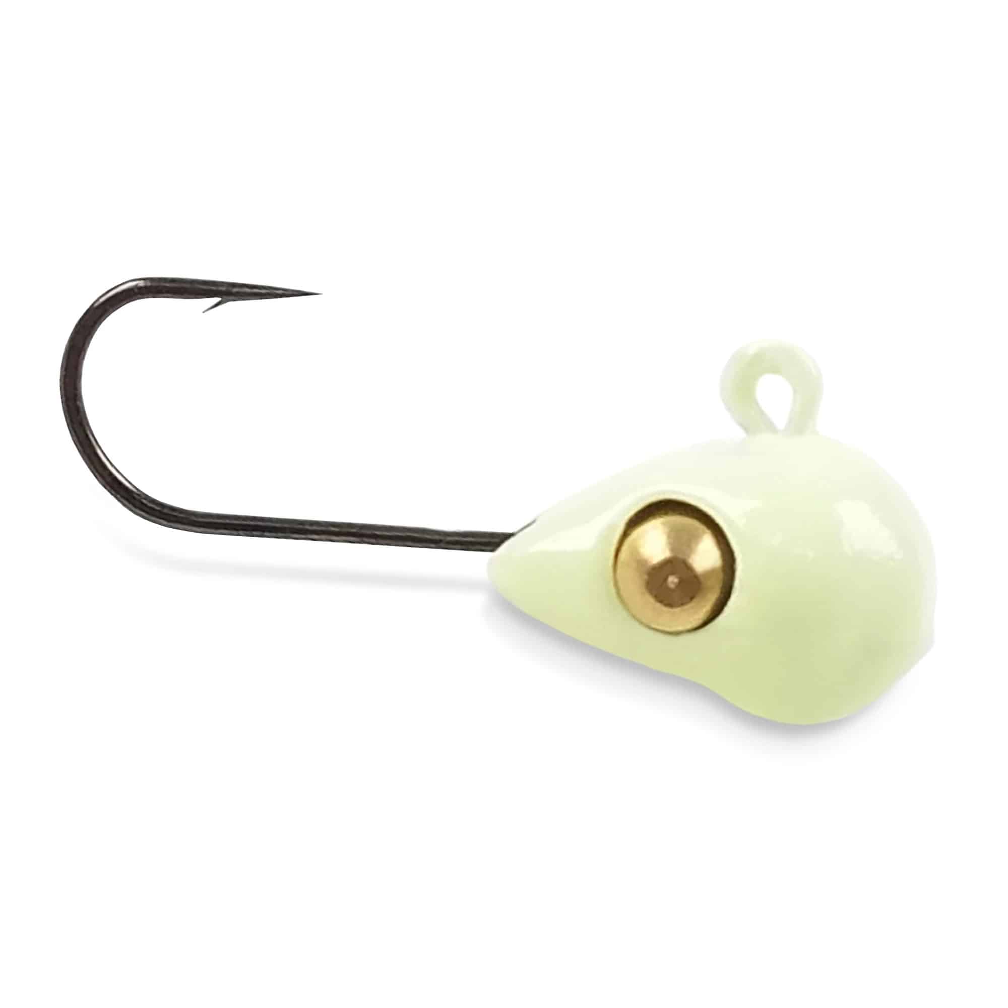 Acme Tackle Tungsten Sling Blade Ice Jig #5 - Glow