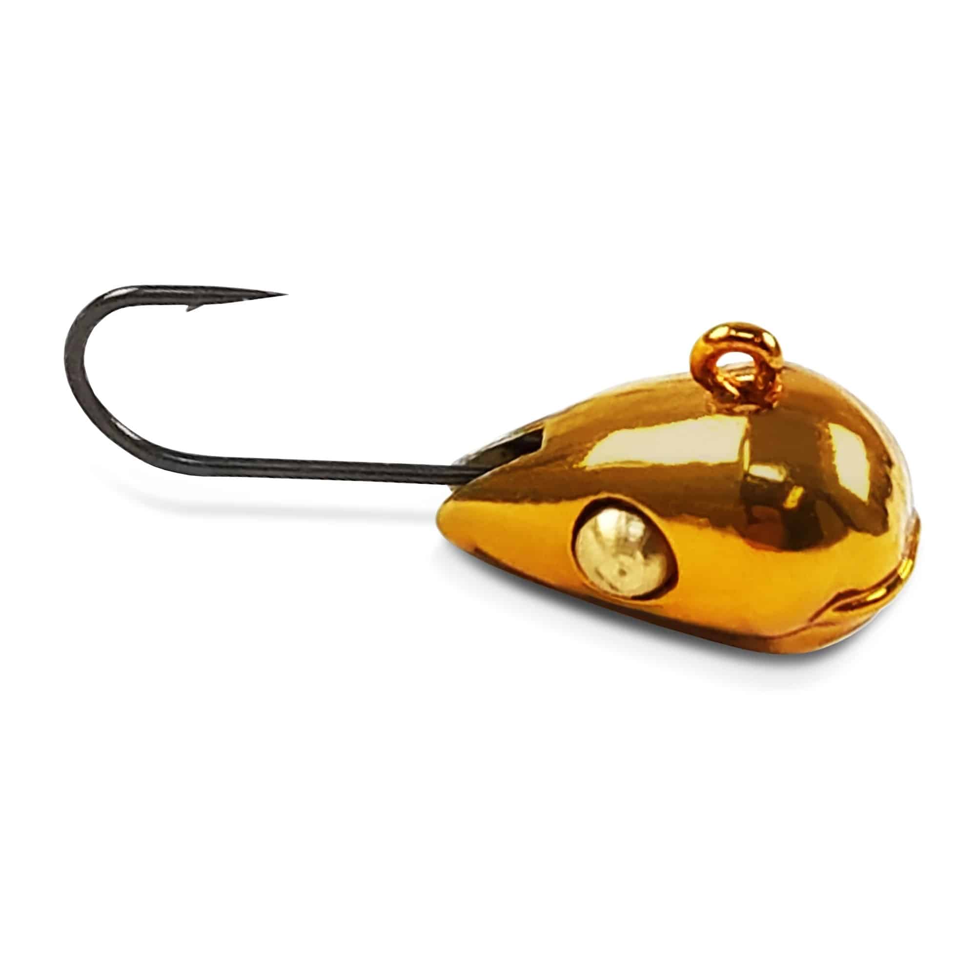 Acme Tackle Tungsten Sling Blade Ice Jig #5 - Golden Nugget