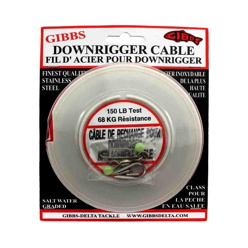 Gibbs Delta Downrigger Cable 300 ft / 91 m