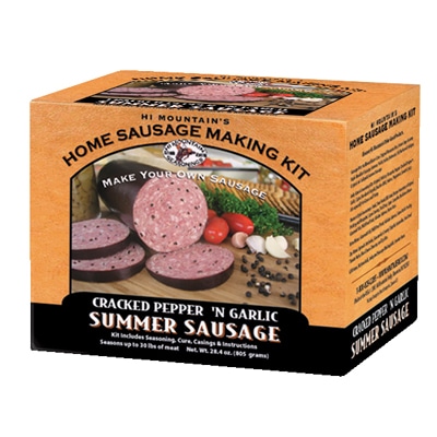 Hi Mountain Jerky Cracked Pepper 'n' Garlic Summer Sausage Kit