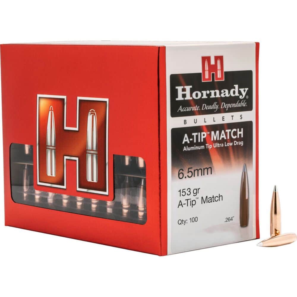 Hornady A-Tip Match 6.5mm .264 / 153 gr