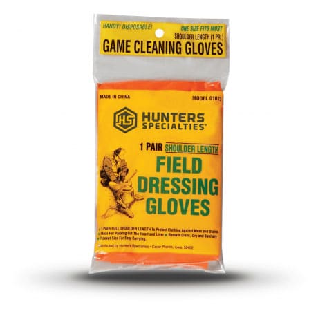 Hunter's Specialties Shoulder-Length Filed Dressing Gloves