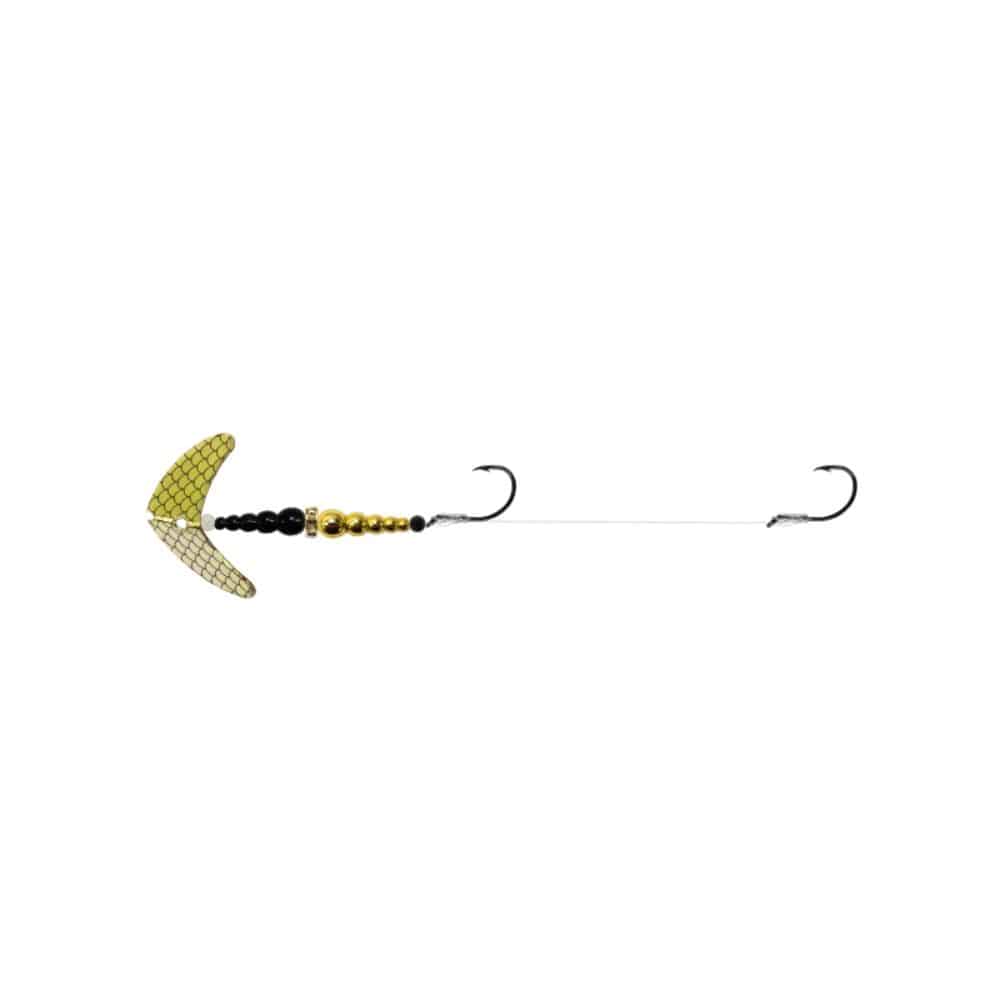 Mack's Lure Double Whammy Walleye Series 4 - Gold Black Scale