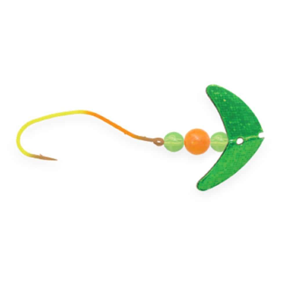 Mack's Lure Smile Blade Slow Death Pro - Chart/Orange