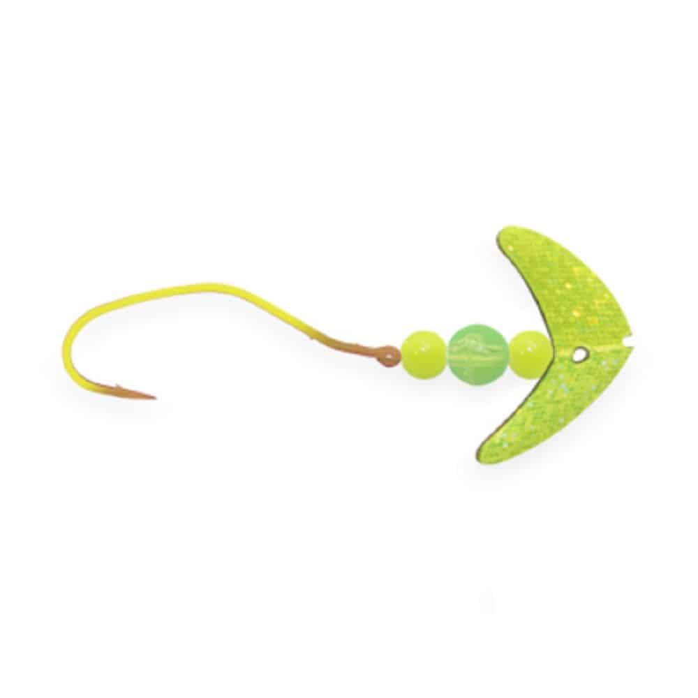 Mack's Lure Smile Blade Slow Death Pro - Chartreuse