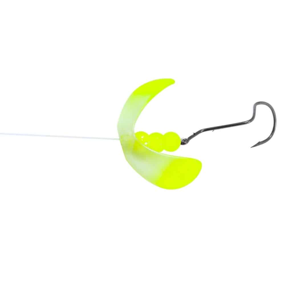 Northland Fishing Butterfly Blade Super Death - Clear Tip Chartreuse