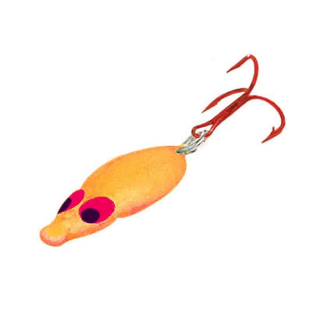 Northland Fishing Doodle Bug Spoon - Super-Glo Orange