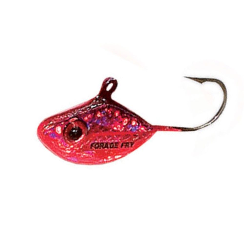 Northland Fishing Forage Minnow Fry 1/16 oz #8 Hook - Super-Glo Redfish