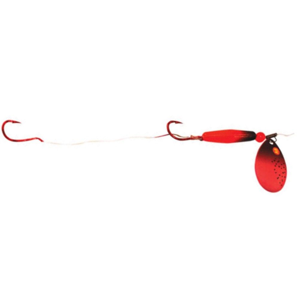 Northland Fishing Pro Walleye Float'N Harness 40" Shell #4 Hook - UV Glo Red