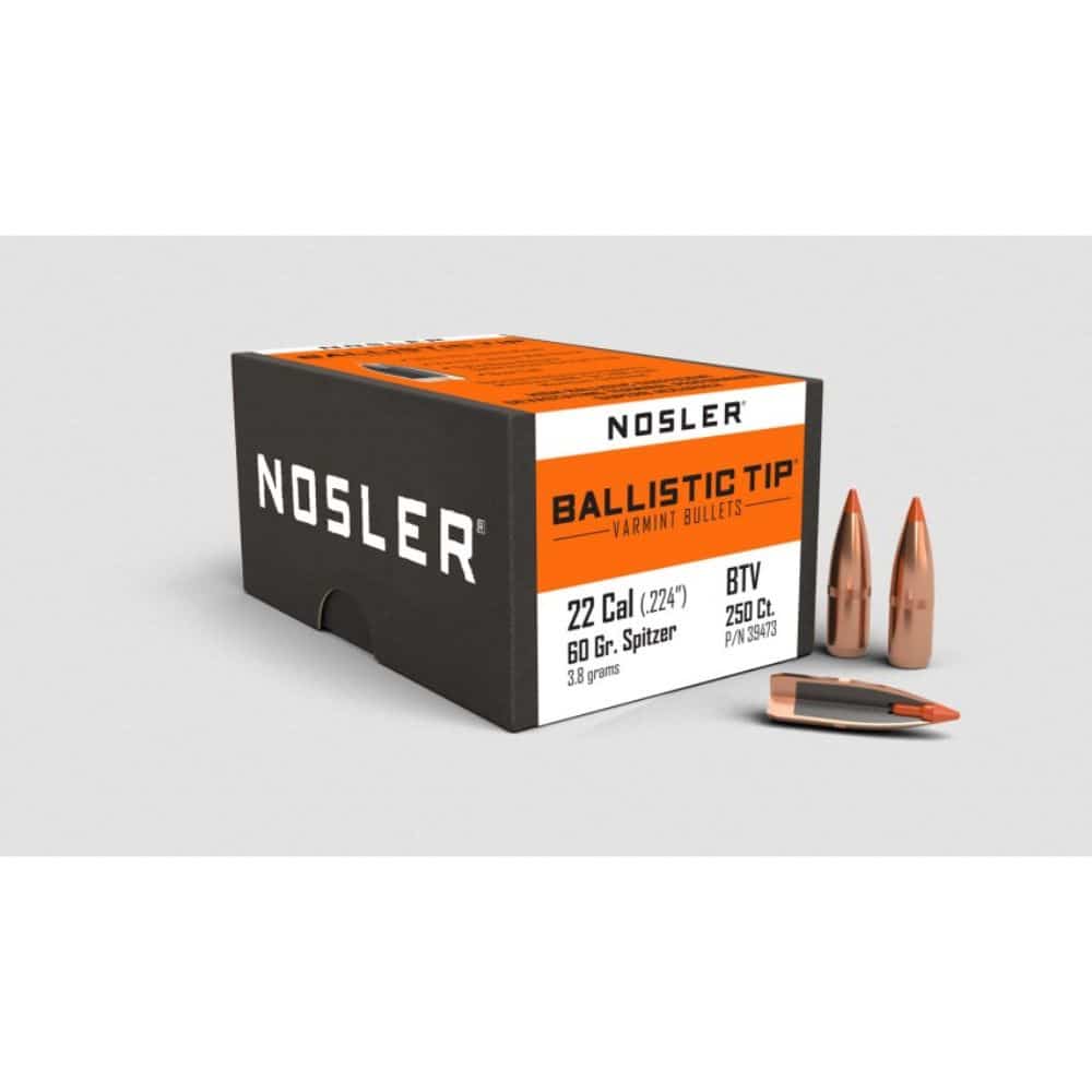 Nosler Ballistic Tip - 22 / 60gr