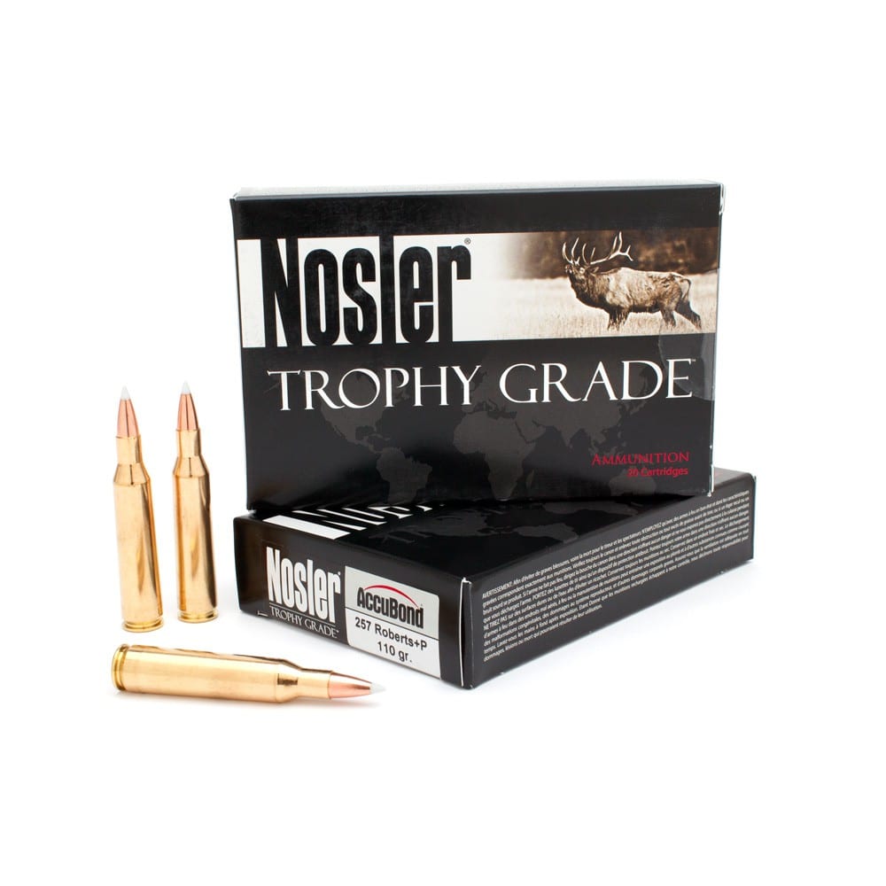 Nosler Trophy Grade AccuBond 257 Roberts +P 110 Grains