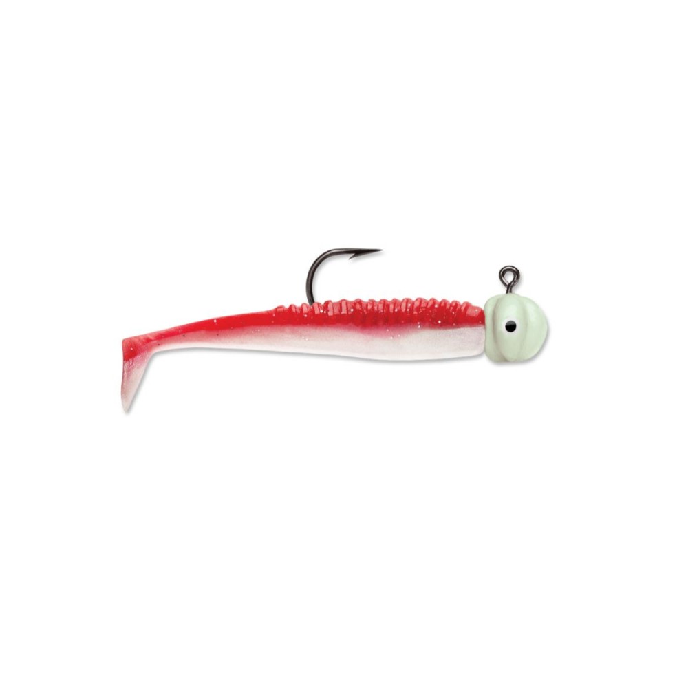 VMC Boot Tail Jig 1/32 Oz - Red Pearl Glow