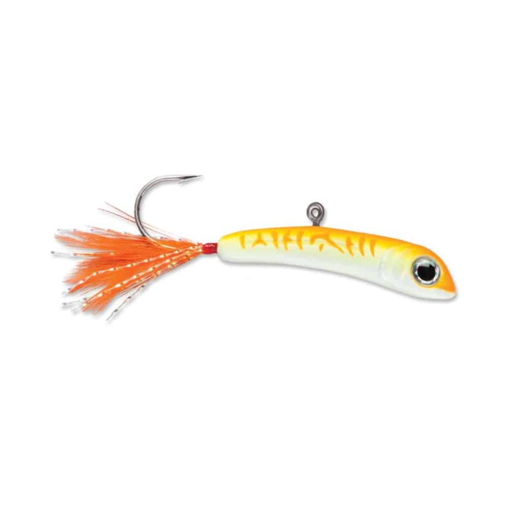 VMC MNJ Minnow Jig 1/16oz - Glow Orange Fire UV