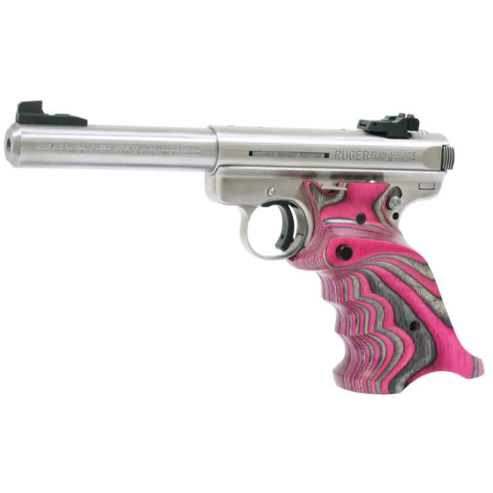 Volquartsen Laminated Wood MKIII Pistol Grips - Pink