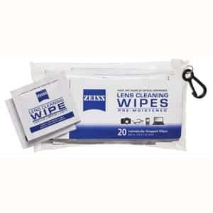 Zeiss 20 Lens Wipes with Pouch